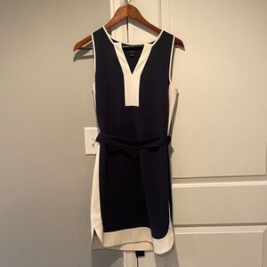Ann Taylor Black and White Mini Dress